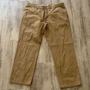 Men's Durable straight-leg chinos from Mountain Khakis, Like New!